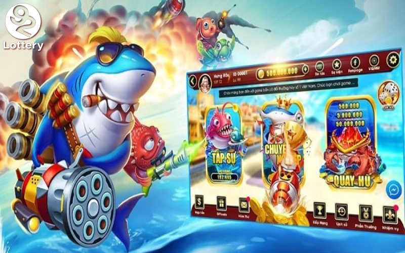 Sảnh game bắn cá 92Lottery đa dạng sản phẩm hấp dẫn